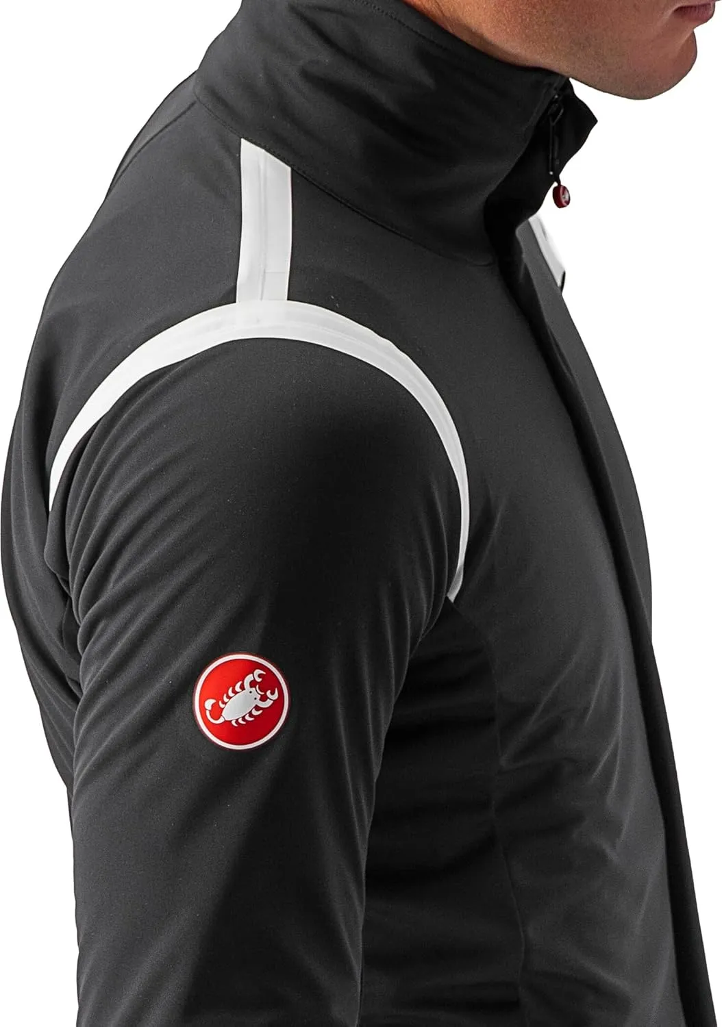 CASTELLI Men's Alpha RoS 2 Jacket, Waterproof, Breathable Lightweight Insulated Winter Protection for Biking & Road Cycling