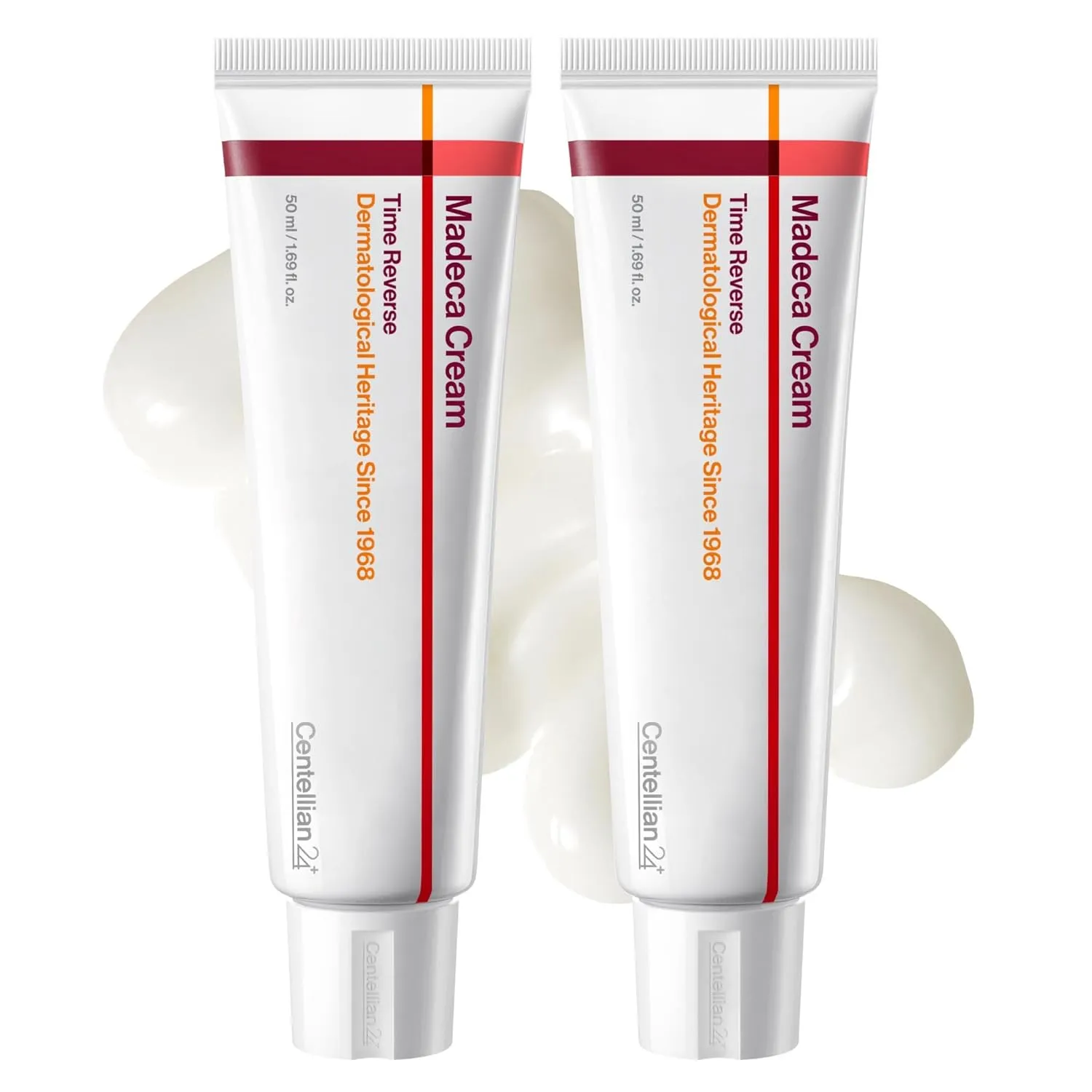 CENTELLIAN 24 Madeca Cream Time Reverse (Season 7) (1.69fl oz, Pack of 2) - Advanced Fast-Absorbing & Nourishing Cream, Hydrates, Reduces Wrinkles, Low Irritation, Korean Skin Care. Centella Asiatica