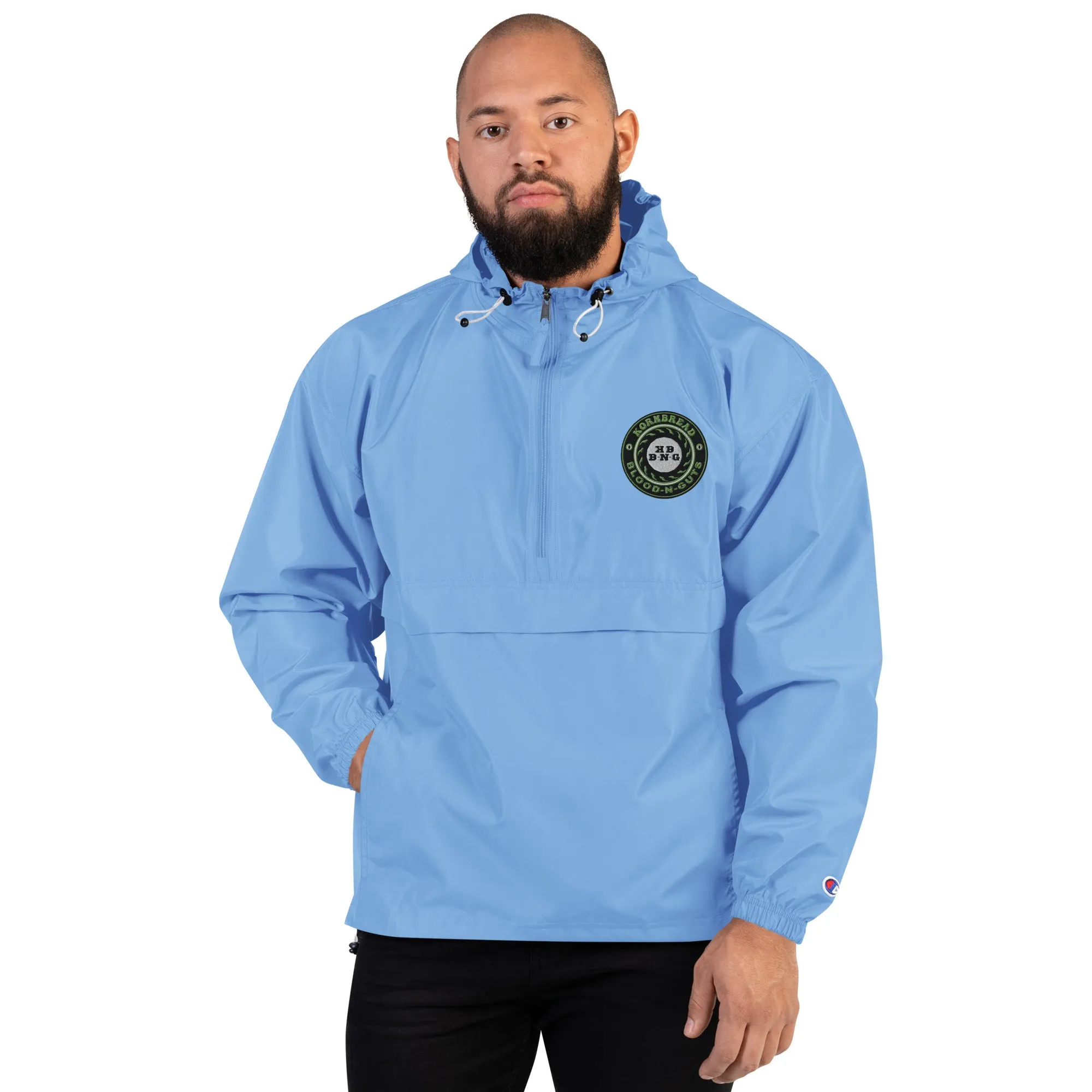 Champion KBBNG Embroidered Badge Packable Jacket (Enlarged Emblem)