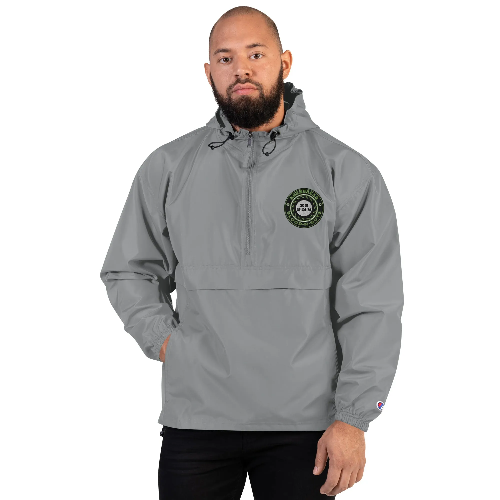 Champion KBBNG Embroidered Badge Packable Jacket (Enlarged Emblem)