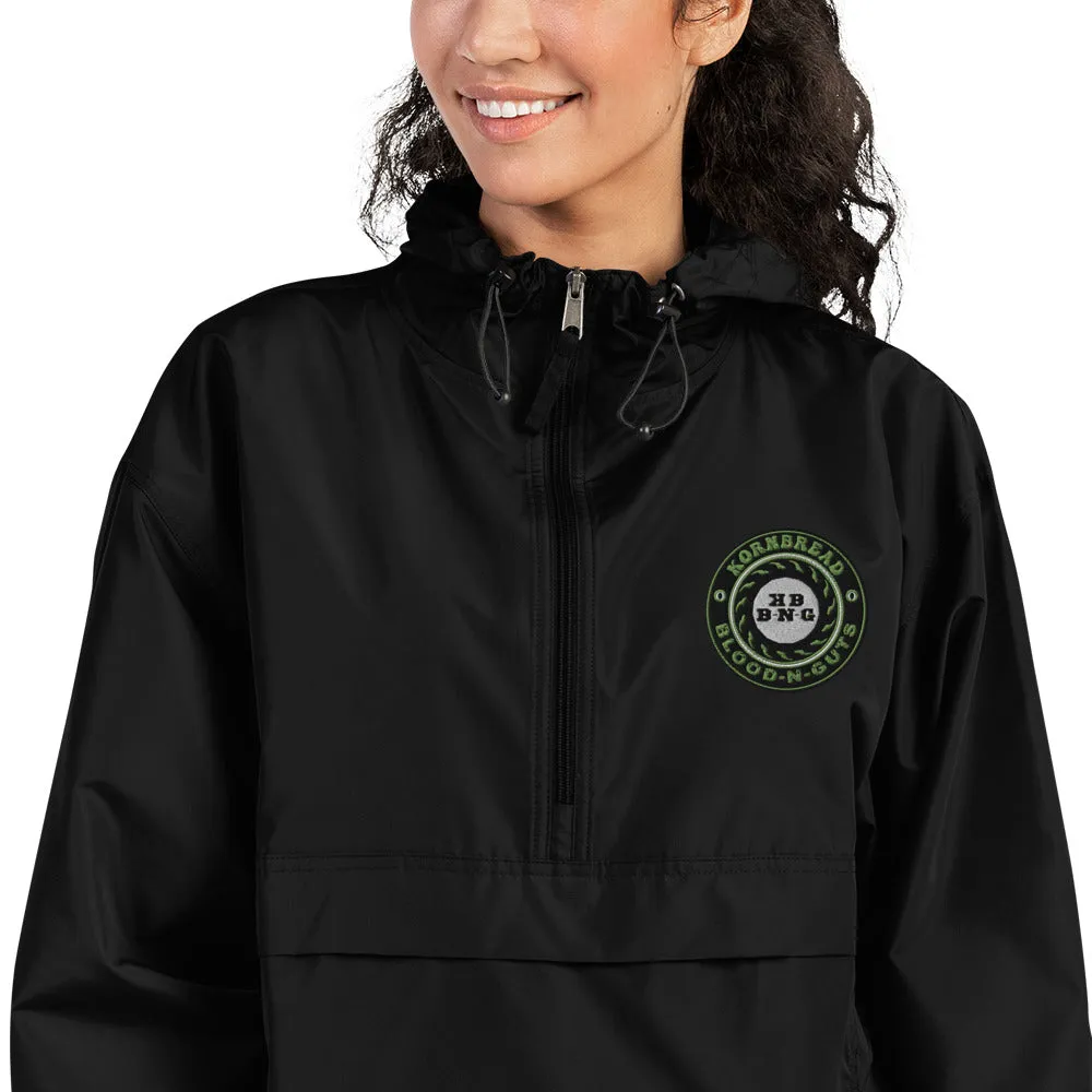 Champion KBBNG Embroidered Badge Packable Jacket (Enlarged Emblem)
