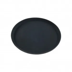 Chef Inox Utility Round Tray Non Stick Black - 350mm