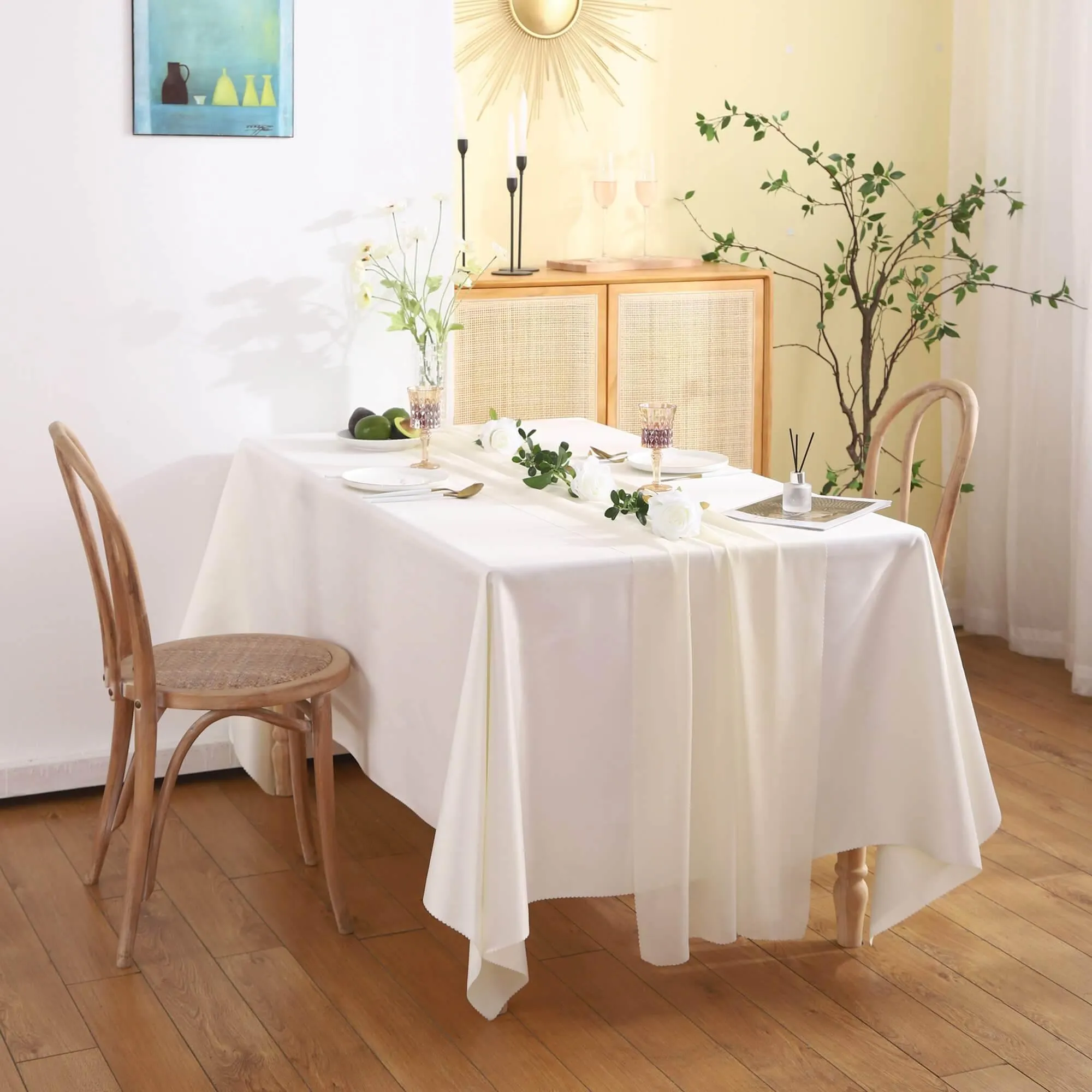 Chiffon Table Runner - Solid Color Wedding Decor