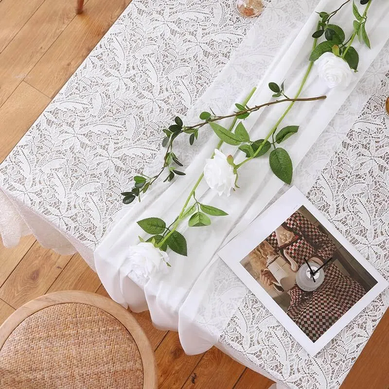 Chiffon Table Runner - Solid Color Wedding Decor