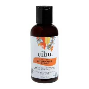 Cibu Curl   Coil Nourishing Gloss - Rice Protein Hair Serum for Frizz and Curly Hair - Lightweight Gloss for Extra Moisture