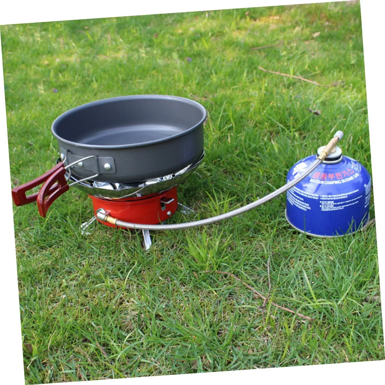 Ciieeo 2pcs Cooking Pot for Camping Frying Pan for Outdoor Family Cooking Tools Camping Cookware