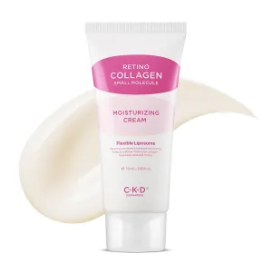 CKD Retino Collagen Moisturizing Cream - Face Moisturizer with Hyaluronic Acid and Low-Molecular Collagen for Smooth and Moisture Retention, Sensitive Skin-Friendly, Korean Skincare. 2.65 fl oz