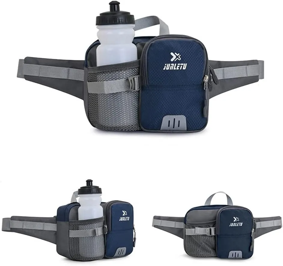 CLAPE Hiking Fanny Lumbar Pack for Men Women Outdoor Fishing Waist Bag with Water Bottle Holder Men Women Hip Bag Bum Bag for Hiking, Running and Walking