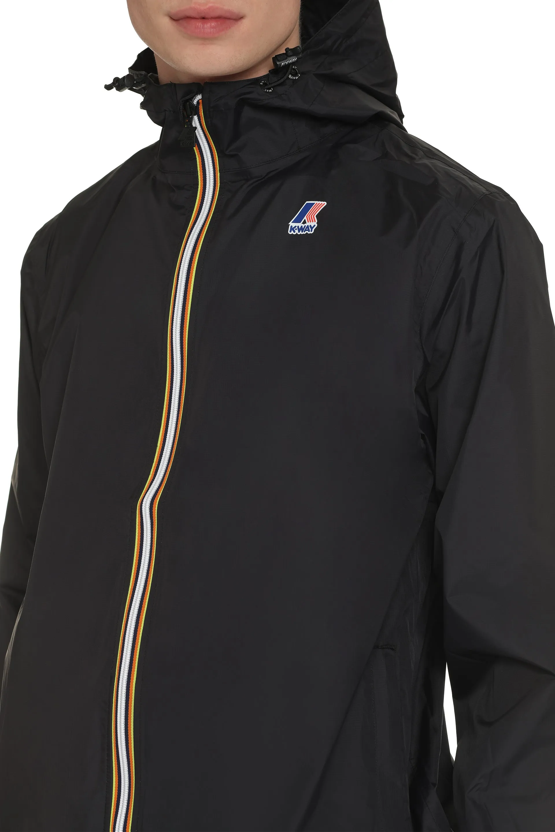 Claude Hooded nylon jacket