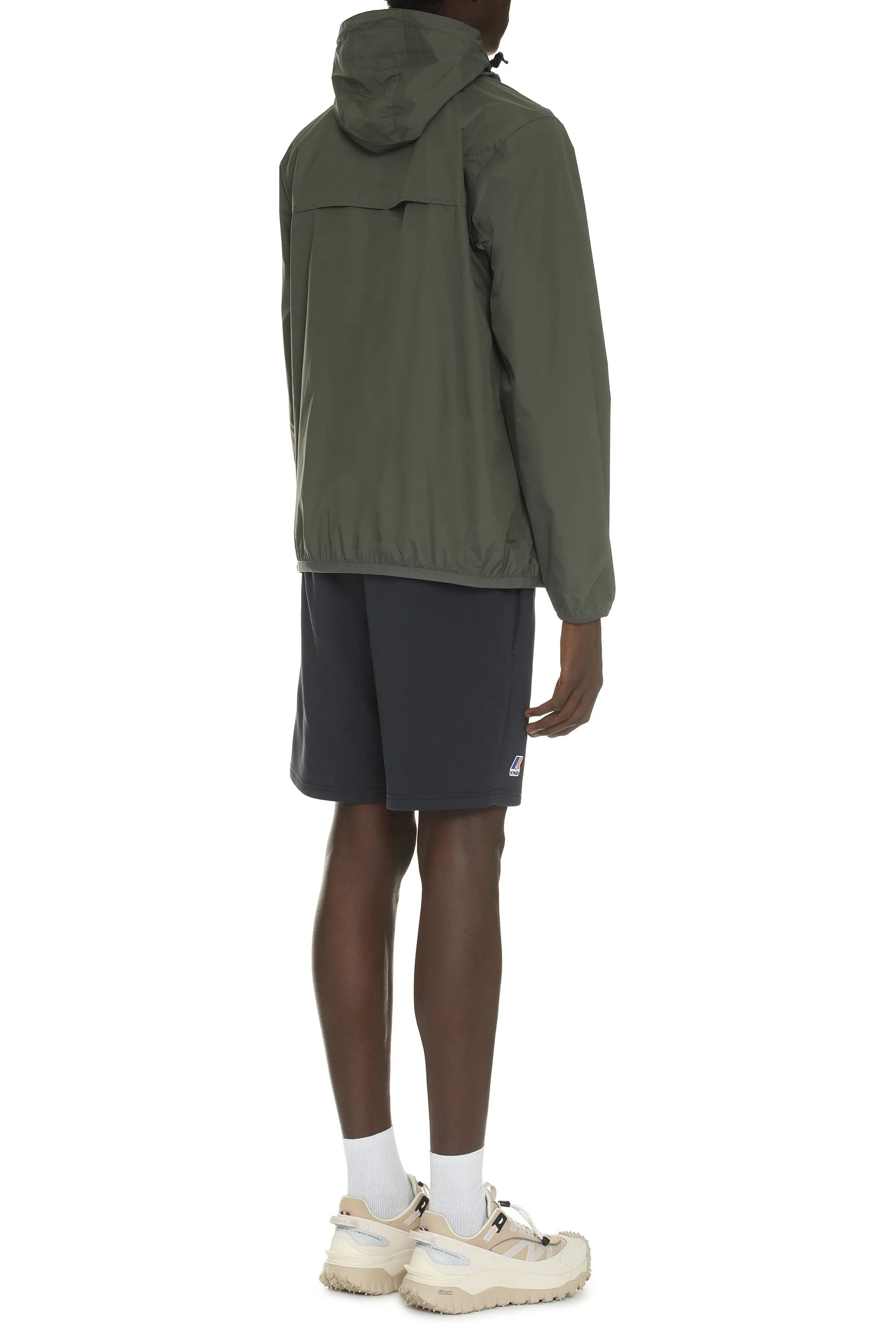 Claude Hooded nylon jacket