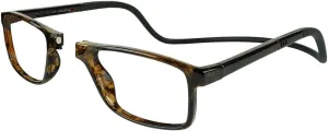 Clic Magnetic Reading Glasses for Men or Women, Soft Foldable Band, Computer Readers, Barat (S-XL)