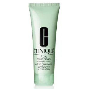 Clinique 7 Day Daily Gentle Face Exfoliator Lightweight Scrub Cream With Silica For All Skin Types