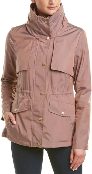 Cole Haan Women's Short Packable Rain Jacket