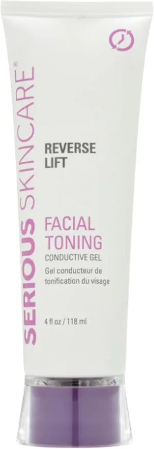 Collagen Based Conductive Activator Gel for Use with Face Microcurrent Toning, Body Contouring, RF Facial Machine - Hydrating Non-Sticky Formula - Easy Glide - Serious Skincare Reverse Lift 4 oz