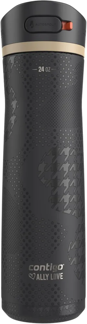 Contigo X Ally Love Ashland Chill 2.0, AutoSpout Lid, 24oz, Licorice Cowhide Couture