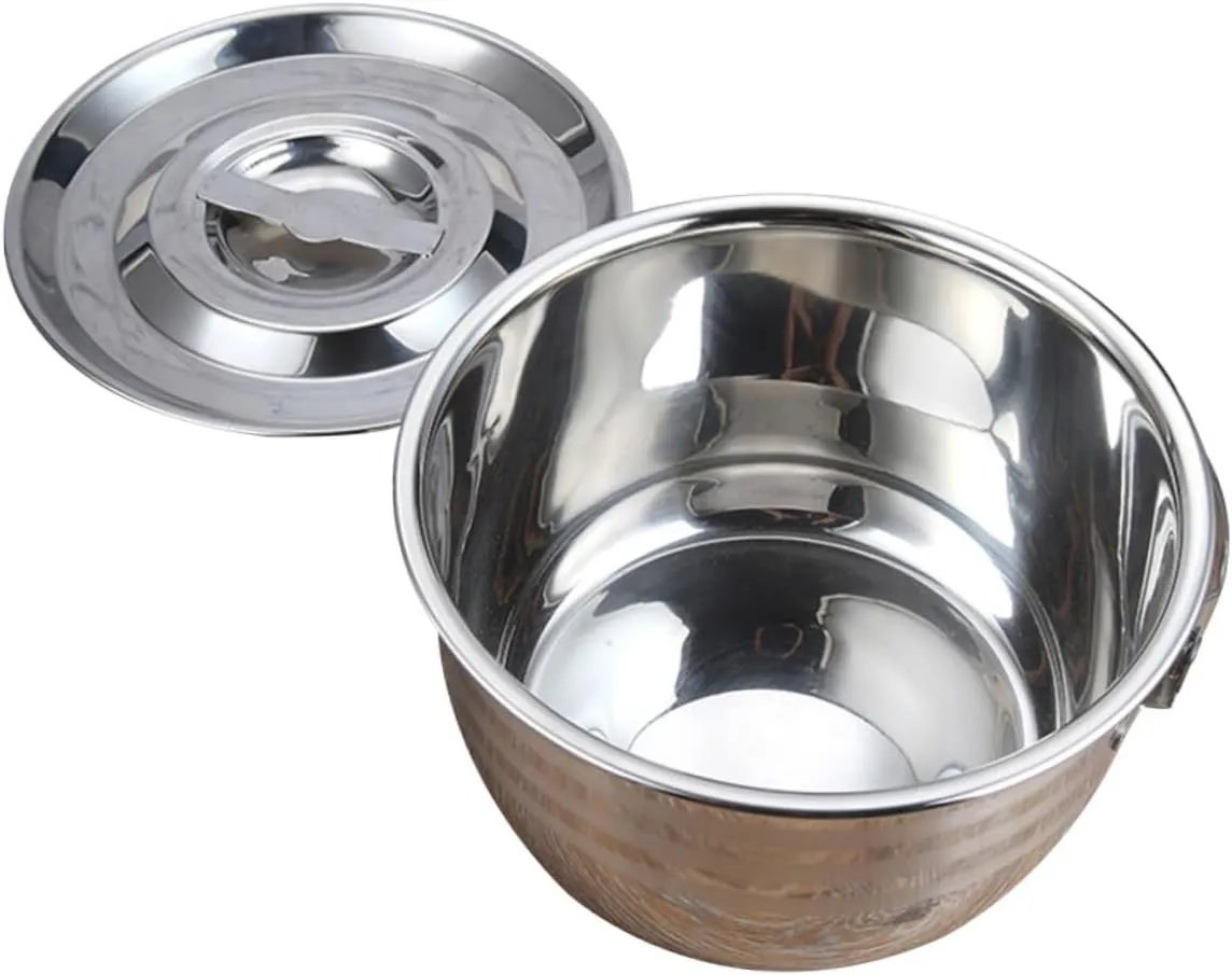 Cooking Pot for Camping Portable Camping Cookware Stainless Steel Hanging Pot