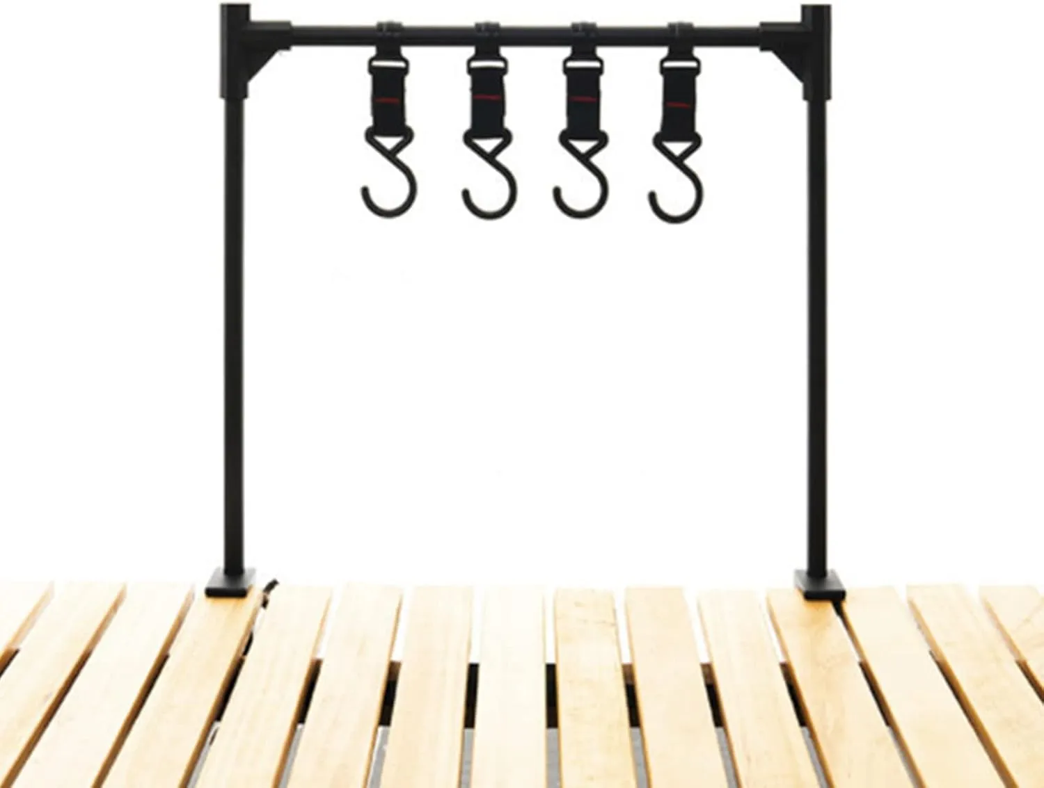Cookware Hanging Rack Multi-function Camping Cookware Stand Hanging With Hooks For Camping BBQ