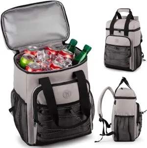 Cooler Backpack with Padded Top Handle, Lightweight Back Pack Coolers Insulated Leak Proof, Large Capacity Ice Chest for Women Men Beach Camping Picnic Fishing Hiking