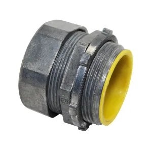 Cooper Crouse-Hinds 1654Dc EMT Zinc Compression Connector 1 1/2; 8 Pack