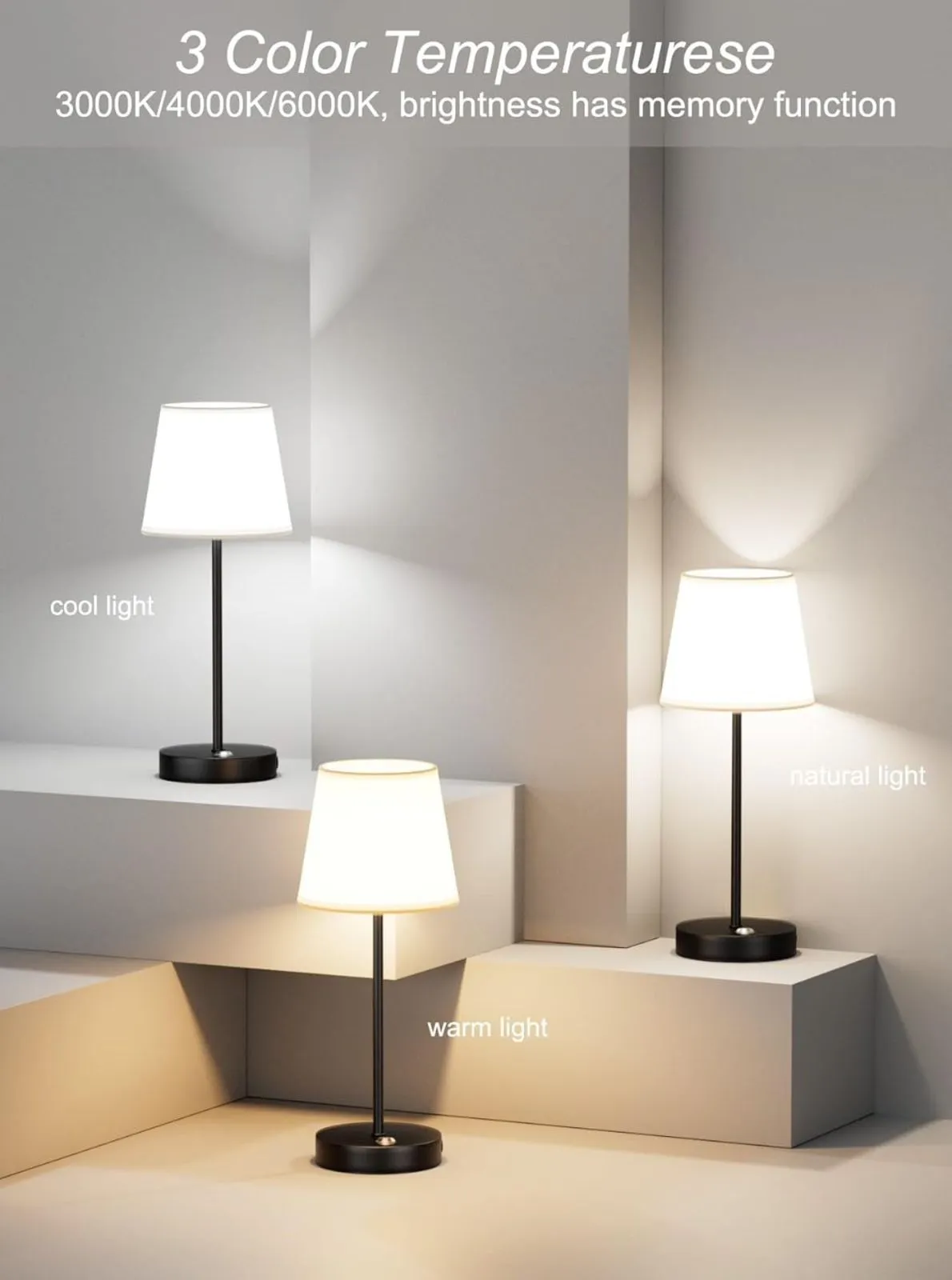 Cordless table lamp