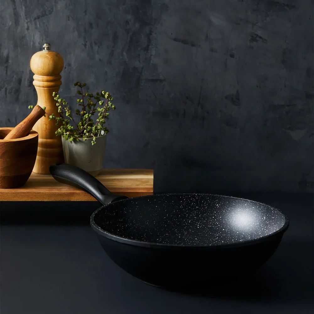 Cuisine::pro® STONE Wok with Lid 11"