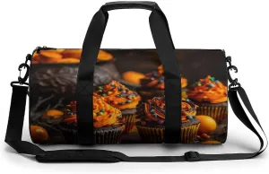 Cupcakes on The Table Gym Bag Sport Gym Tote Bag Lightweight Duffle Bag Carry On Weekender Bags for Women Men