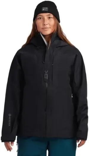 Dakine Women's Gore-Tex 3L Stoker Jacket (US, Alpha, X-Large, Regular, Regular, Black)