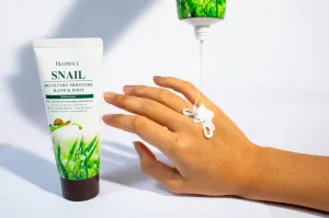 Deoproce Snail Recovery Moisture Hand & Foot Cream | Ultra-Fast Absorbing, Deep Hydration & Repair | Lightweight, Non-Greasy Formula | 100ml