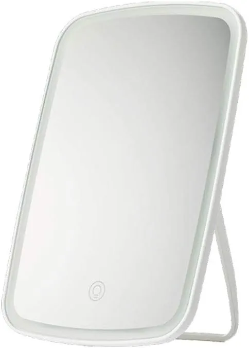 DIPSTICK Vanity Mirror Desktop with Light Makeup Mirror Dressing Table Fill Light Portable Folding Light Bedroom LED Makeup Mirror Mirror Makeup