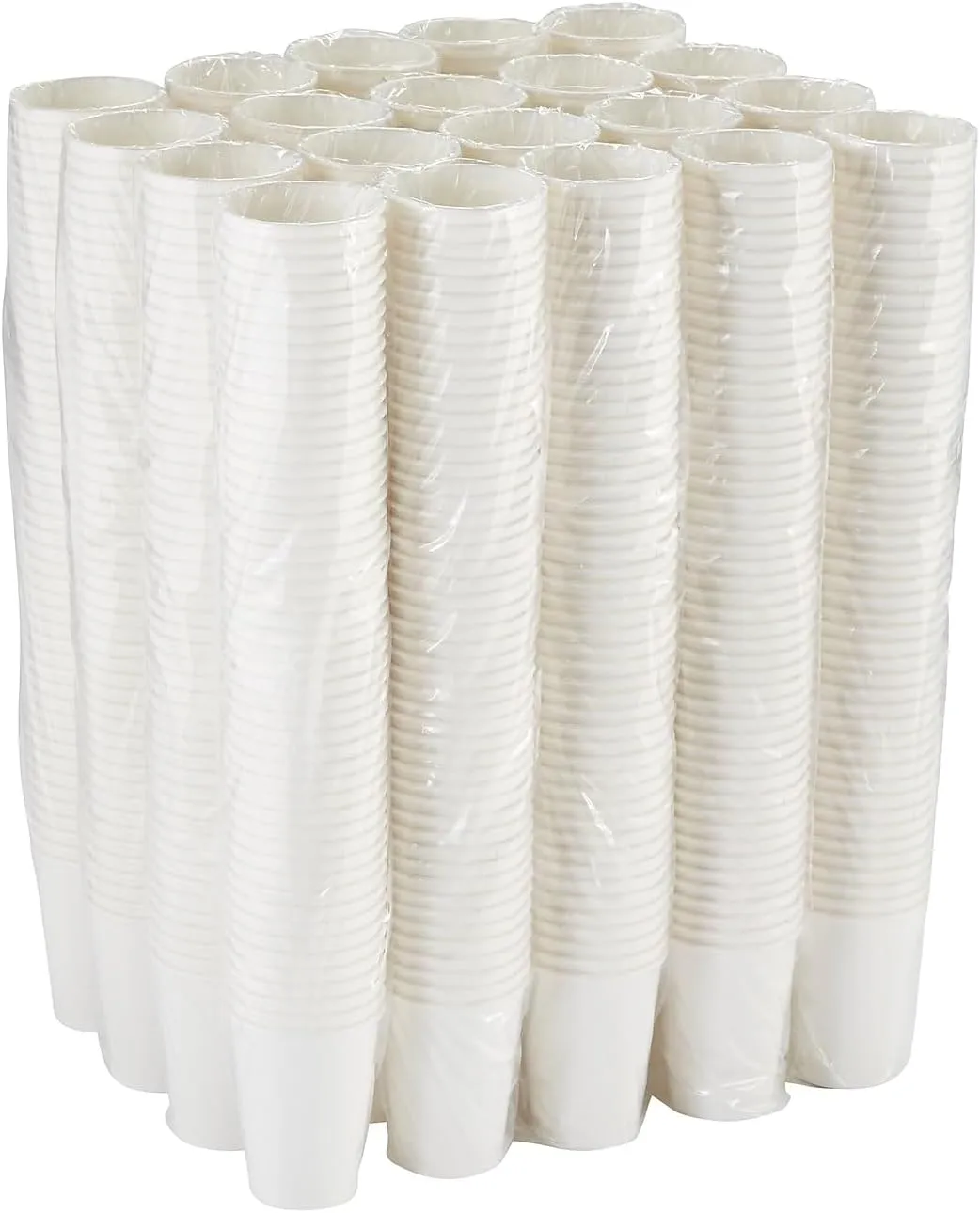 Dixie PerfecTouch 12 oz Paper Coffee Cups By GP PRO, White, 1000 Count (50 Disposable Cups Per Pack, 20 Sleeves Per Case), 5342W