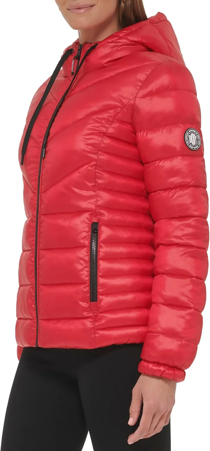 DKNY Women's Sport Lightweight Packable Puffer Jacket