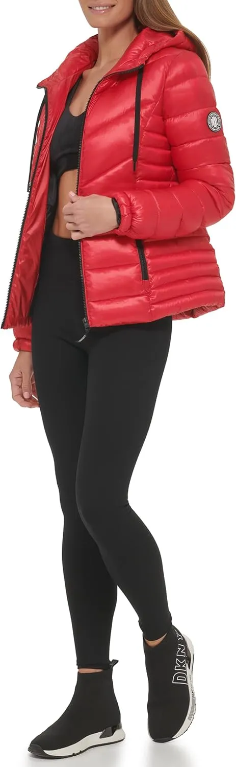 DKNY Women's Sport Lightweight Packable Puffer Jacket