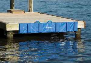 Dockmate Low Profile Rafting Fender | 7.5'L x 15" H | Rock-Steady Protection | Compact Foldable Design