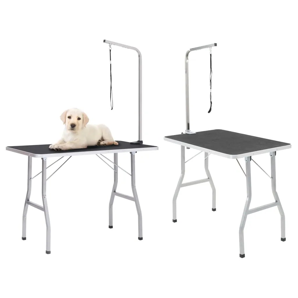 Dog Grooming Table Adjustable Arm Foldable Dog Bath Table Wash Table
