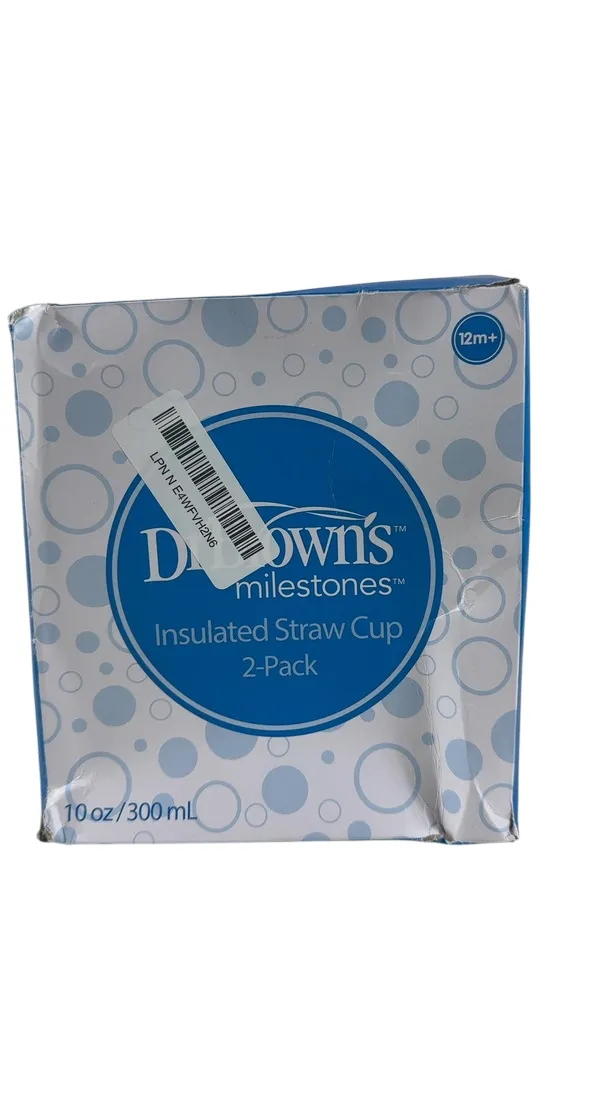 Dr. Brown's Milestones Hard Spout Insulated Sippy Cup with Handles, Blue