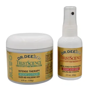 Dr. Dee & Co. | Skin Reviving Bundle | Hydrate & Soothe | Includes Extreme Silver Spray   Intense Therapy Body Lotion | Lightweight, Non-Greasy Skincare for Dry, Sensitive Skin