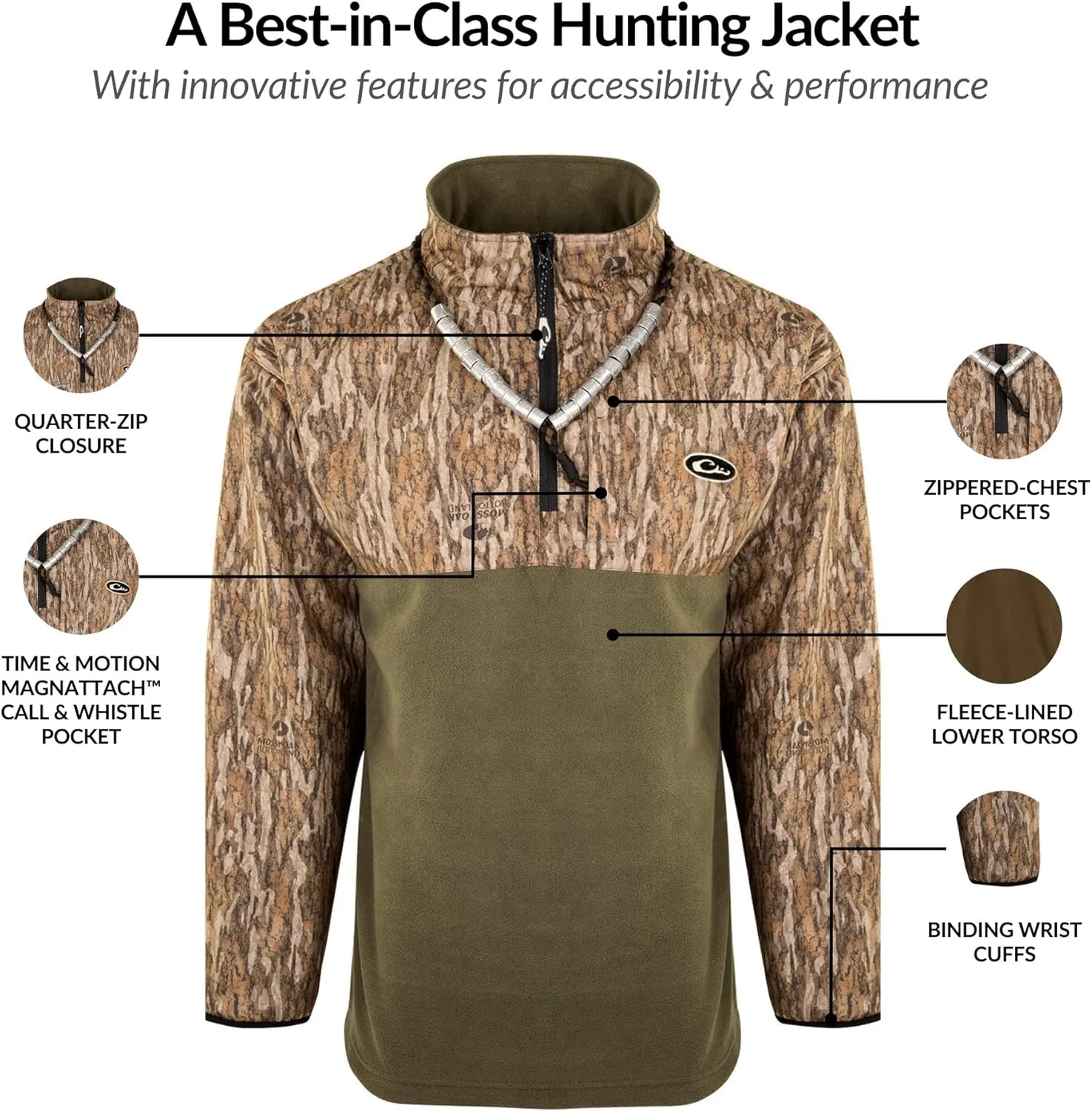 Drake Waterfowl 1/4 Zip Refuge Eqwader™
