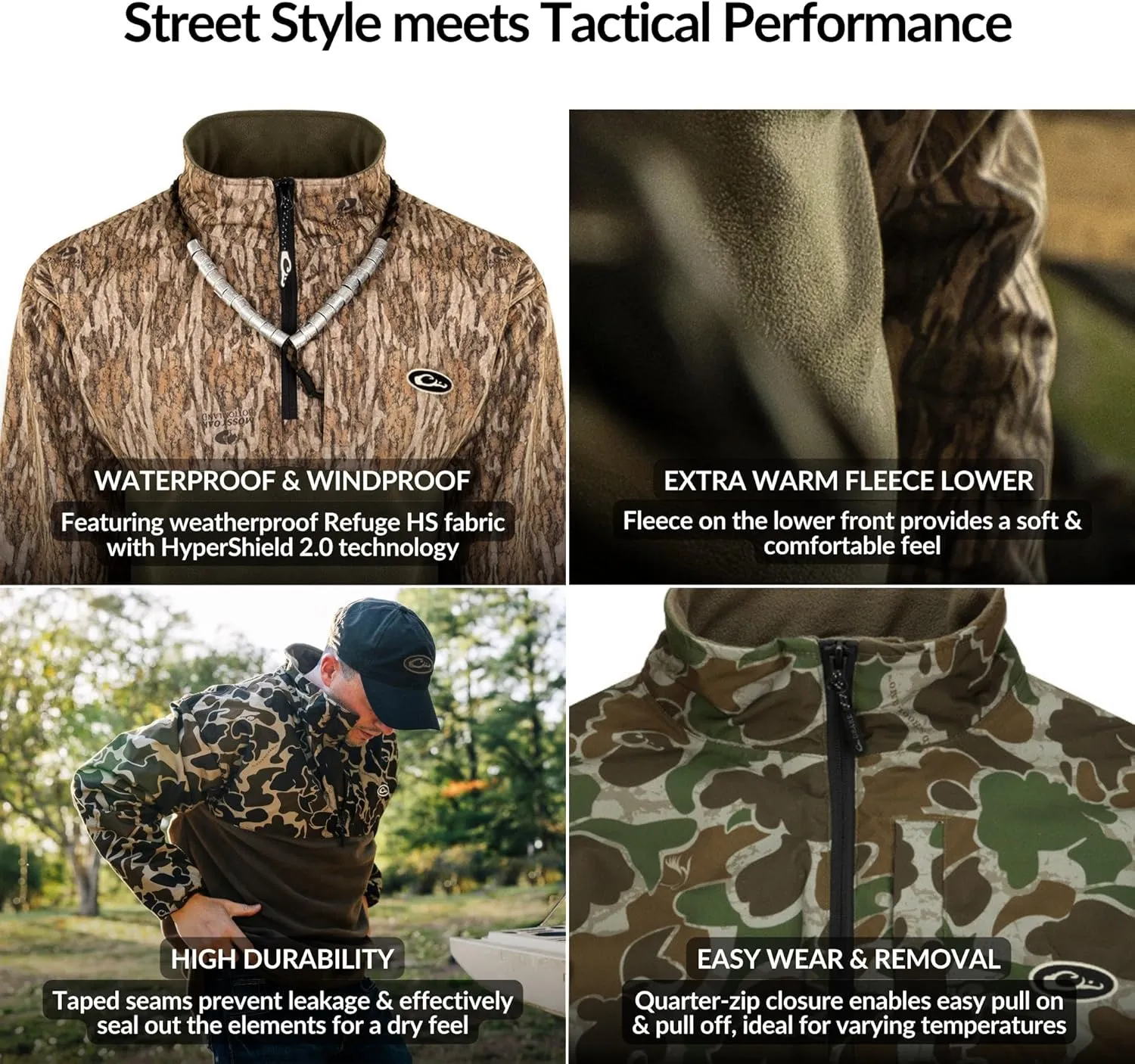 Drake Waterfowl 1/4 Zip Refuge Eqwader™