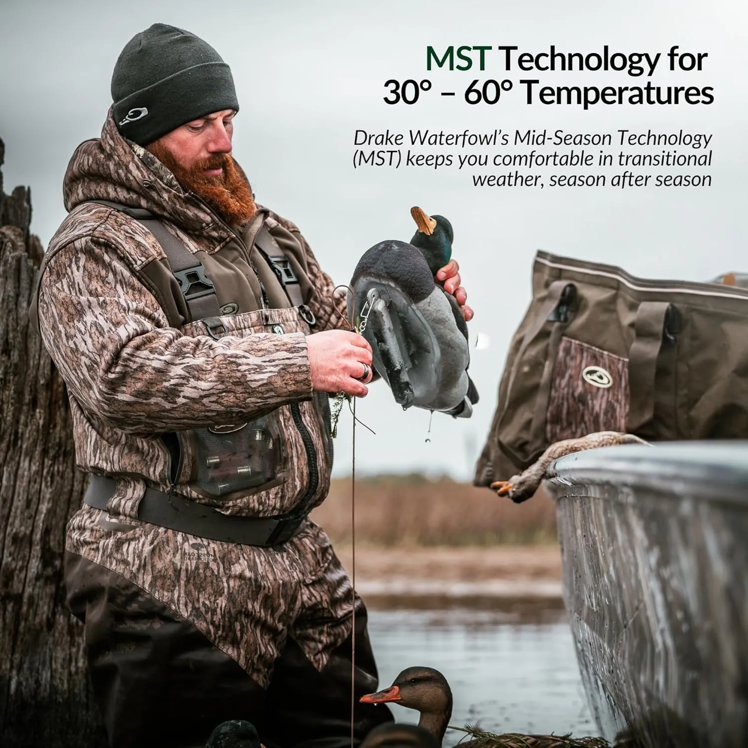 Drake Waterfowl 1/4 Zip Refuge Eqwader™