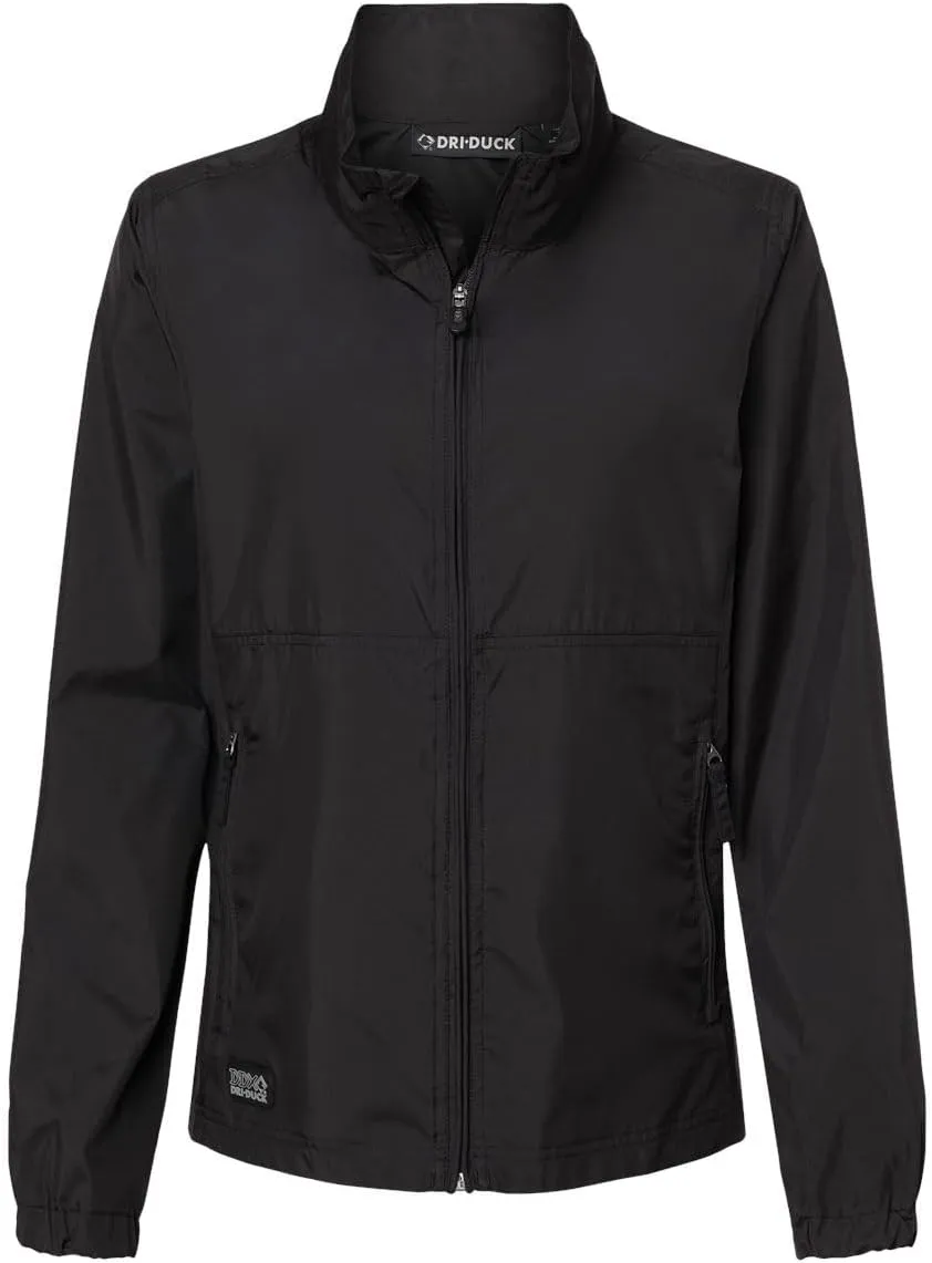 DRI Duck Womens Riley Packable Jacket, XL, Black