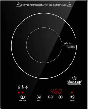 Duxtop Built-in Induction Cooktop, Portable Countertop Burner, Sensor Touch Induction Burner, 170-Minute Timer, Safety Lock, 1800W BT-200T1/8600BI