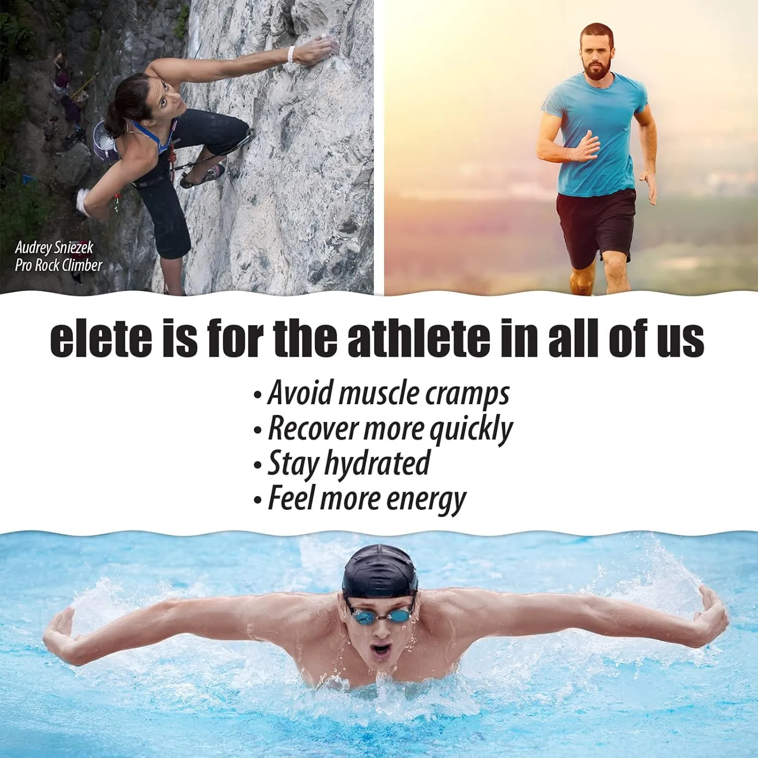 elete Electrolyte Add-in Hydration Drops | Sodium, Magnesium, Potassium & Trace Minerals | Unflavored, All Natural | Leg and Muscle Cramp Relief | Transform Any Drink into a Sports Drink, 18.6oz