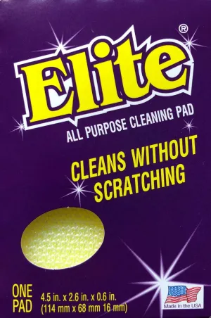 Elite All Purpose Cleaning Pad, 24 Pads (Individually Boxed), Non Scratch, Dish Sponge, Scrubber, Sponges for Kitchen and Household Use, Made in USA