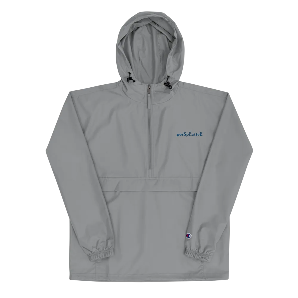 Embroidered Champion Packable Jacket (Royal Thread)