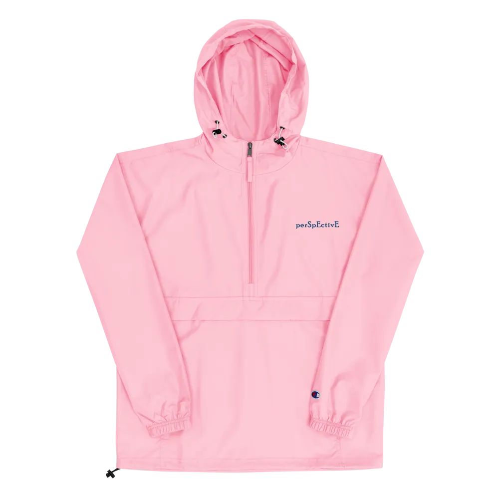Embroidered Champion Packable Jacket (Royal Thread)