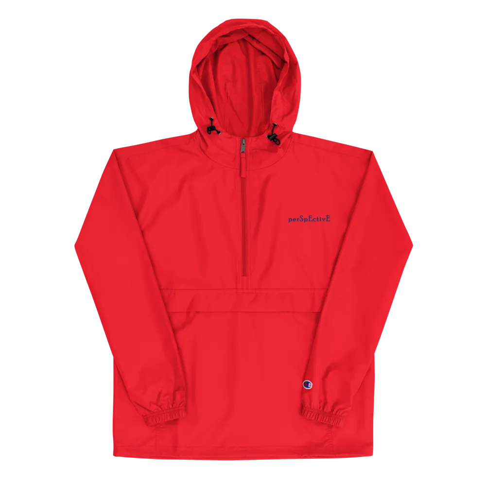 Embroidered Champion Packable Jacket (Royal Thread)