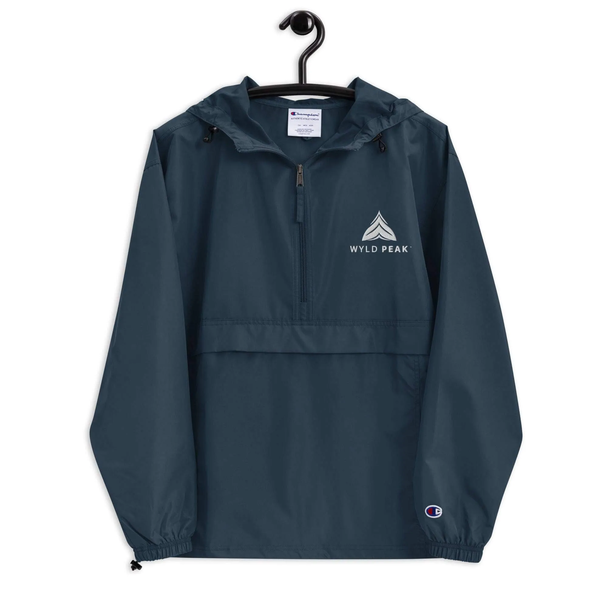 Embroidered Packable Jacket
