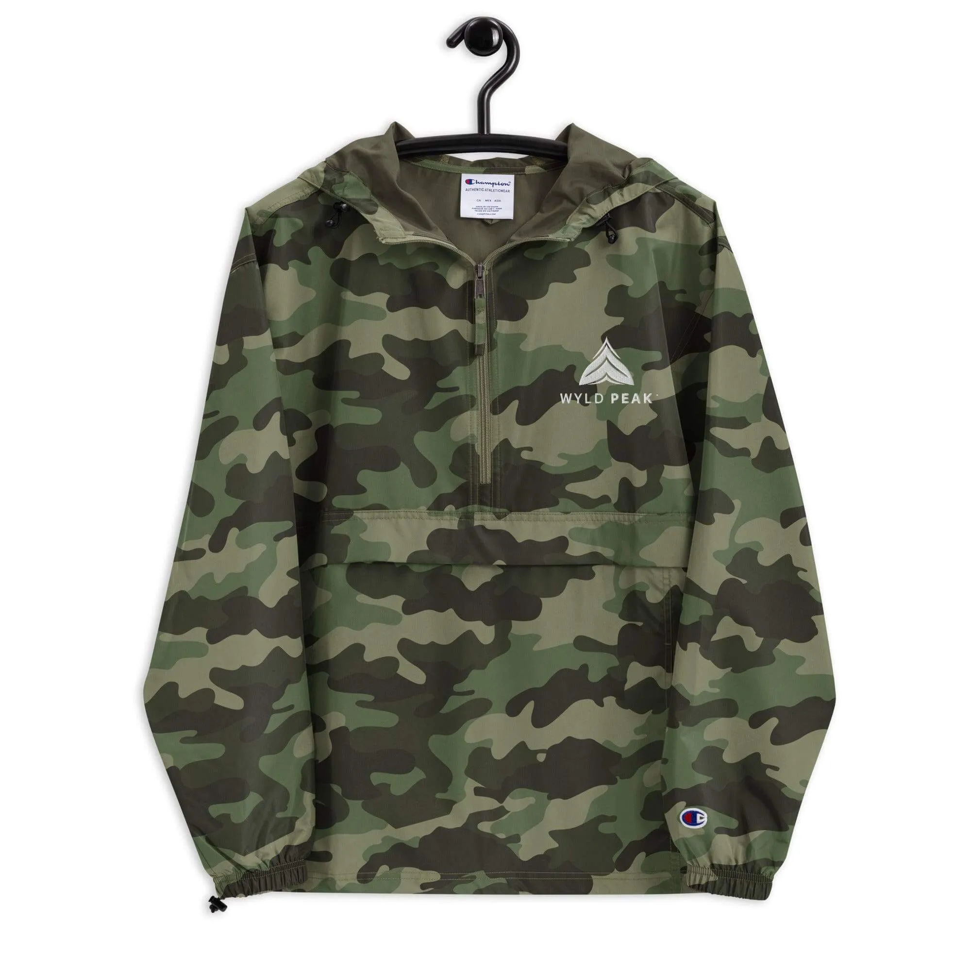 Embroidered Packable Jacket