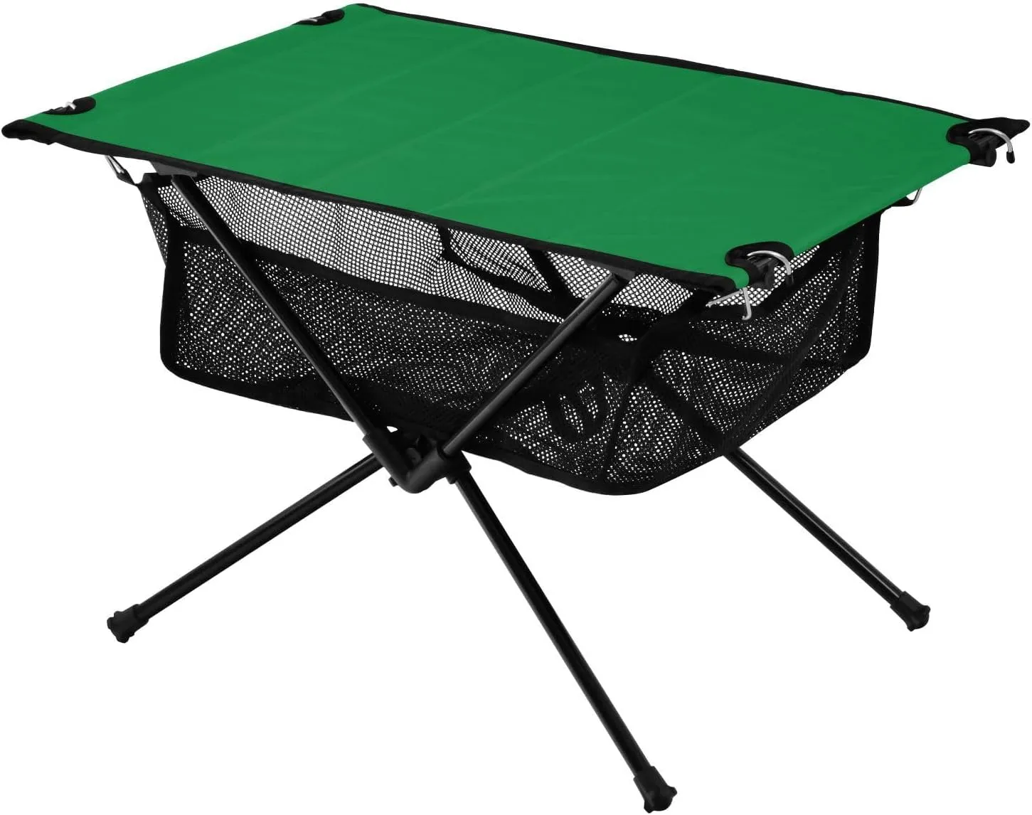 Emelivor Dark Green Folding Camping Table Portable Beach Table with Carry Bag Small Foldable Table for Camping Fishing Picnic Garden Outdoor