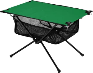 Emelivor Dark Green Folding Camping Table Portable Beach Table with Carry Bag Small Foldable Table for Camping Fishing Picnic Garden Outdoor